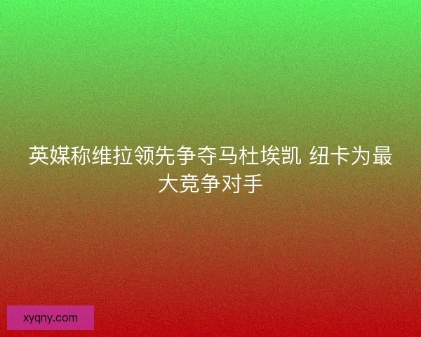 英媒称维拉领先争夺马杜埃凯 纽卡为最大竞争对手