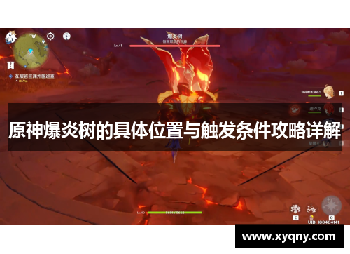 原神爆炎树的具体位置与触发条件攻略详解